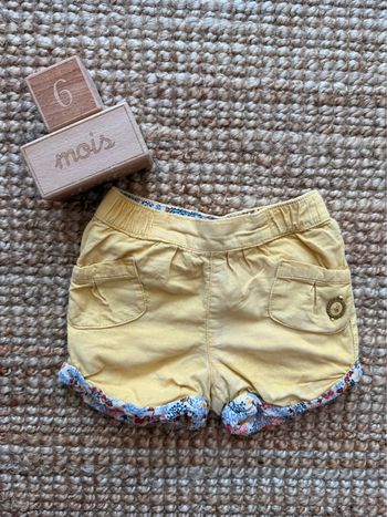 Short velours côtelé Sergent Major 6mois / 68cm