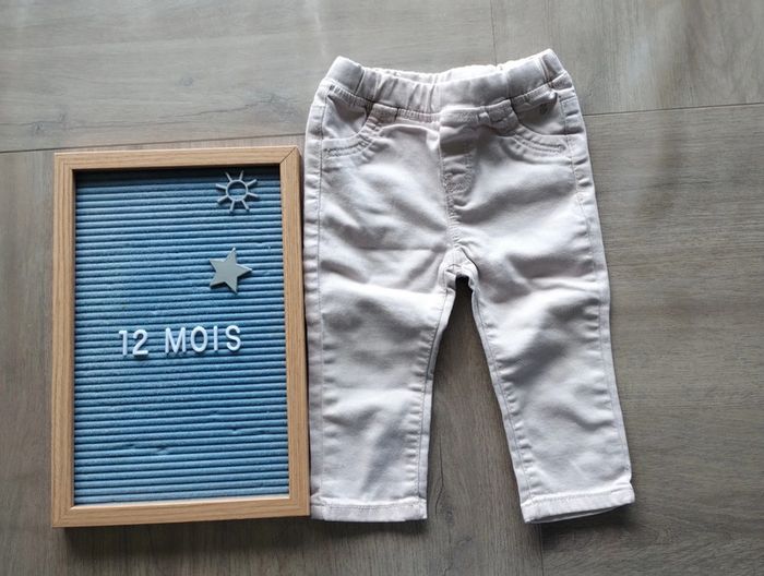 Jegging rose clair 12 mois