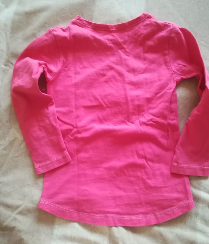 T-shirt rose manches longues - 5 ans - La compagnie des petits - photo numéro 2