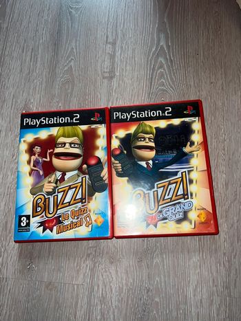 buzz le grand quiz + buzz le Quizz musical  PlayStation 2