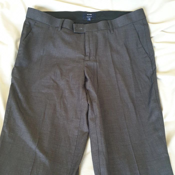 pantalon type de costume, gris, taille 40, marque Kiabi, en très bon état. - photo numéro 4