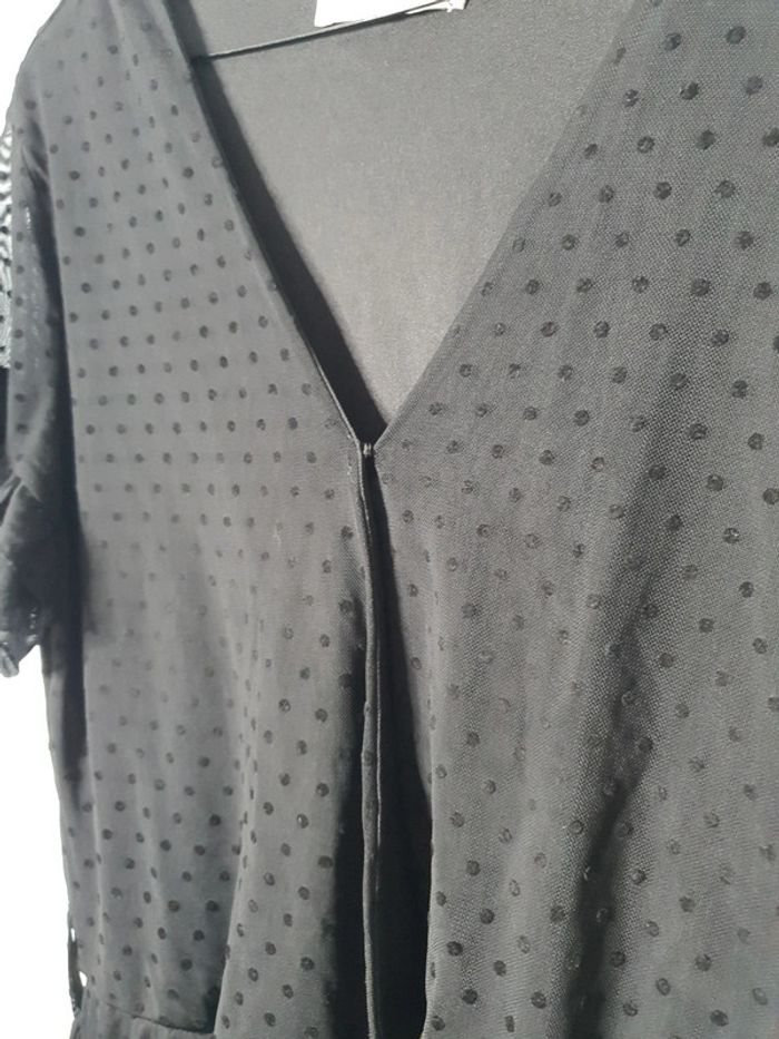 Robe noire à plumetis - photo numéro 7
