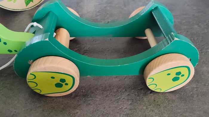 Tortue à tirer avec roue d'encastrement - photo numéro 5