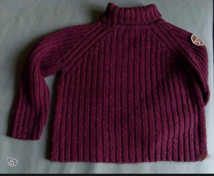 Pull col roulé Bordeaux - photo numéro 3