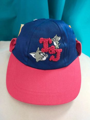 Casquette vintage neuve – Tom & Jerry – Cartoon Network – Taille 46 cm
