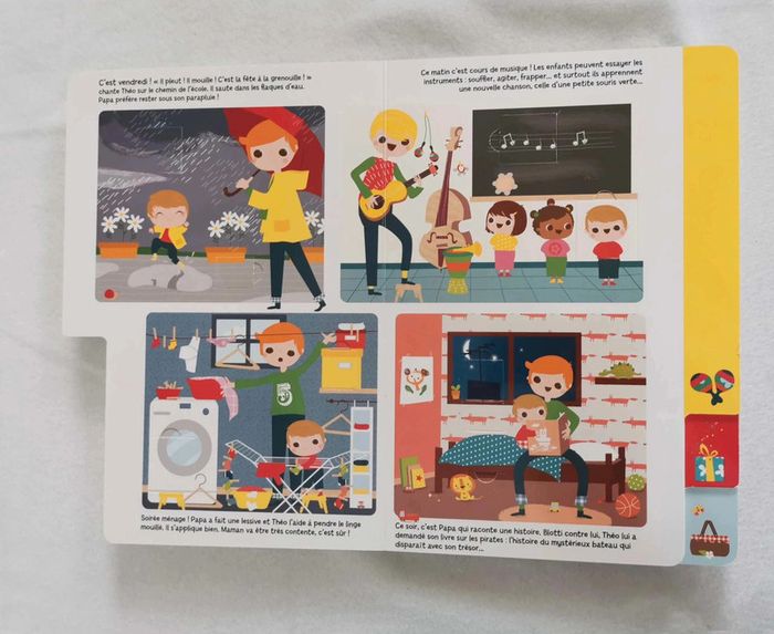 Le livre 📙 de  ma  semaine,  rigide,  avec  50 volets - photo numéro 8