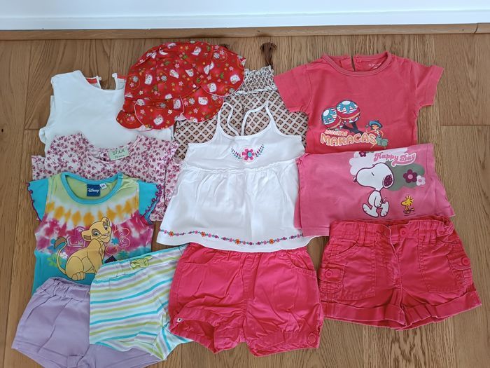 Lot de vêtements d'été fille 24 mois