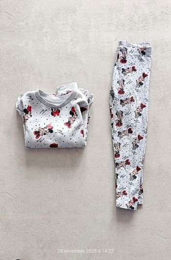 Ensemble/Pyjama 2 pièces mi saison Minnie - 3/4 ans