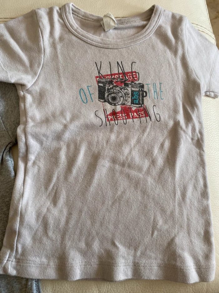Lot 6 maillots t-shirt tricot de peau 4 ans Absorba - photo numéro 16