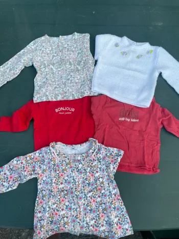 Pull petites filles 12 mois
