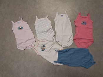 lot de body fille 6 mois petit bateau