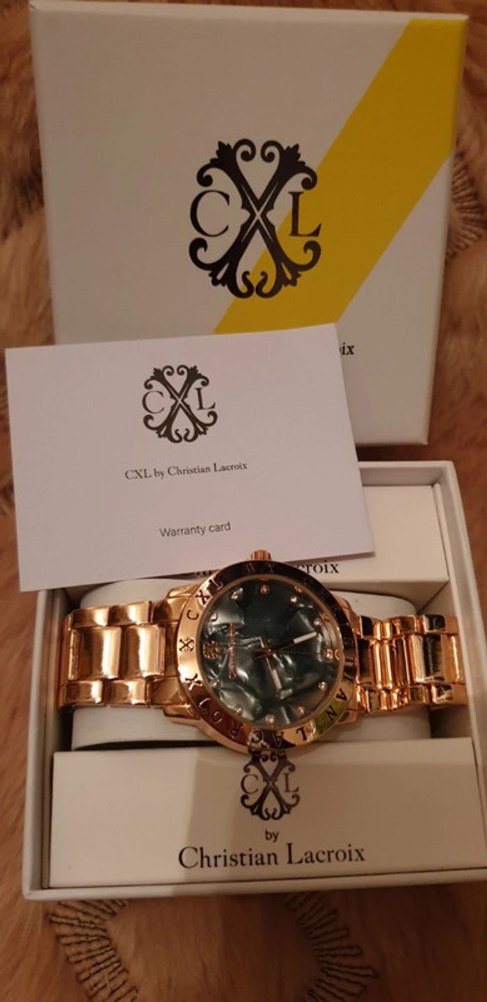 Montre doré rosé Christian Lacroix CXL - photo numéro 12