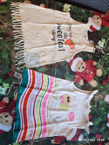 Lot de 2 débardeur fille 110/116