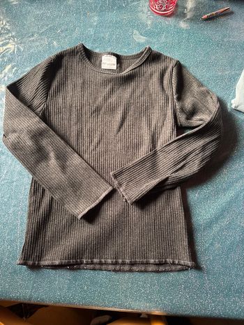 Sous pull côtelé t 7 ans