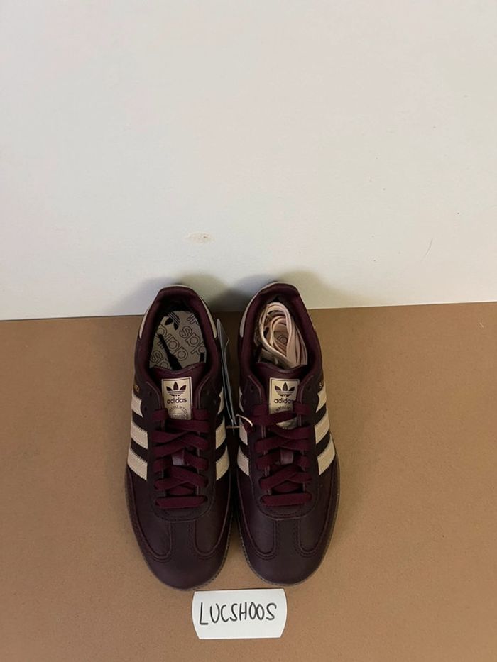 Adidas Samba Maroon Crystal Sand Taille 36,5 - photo numéro 3