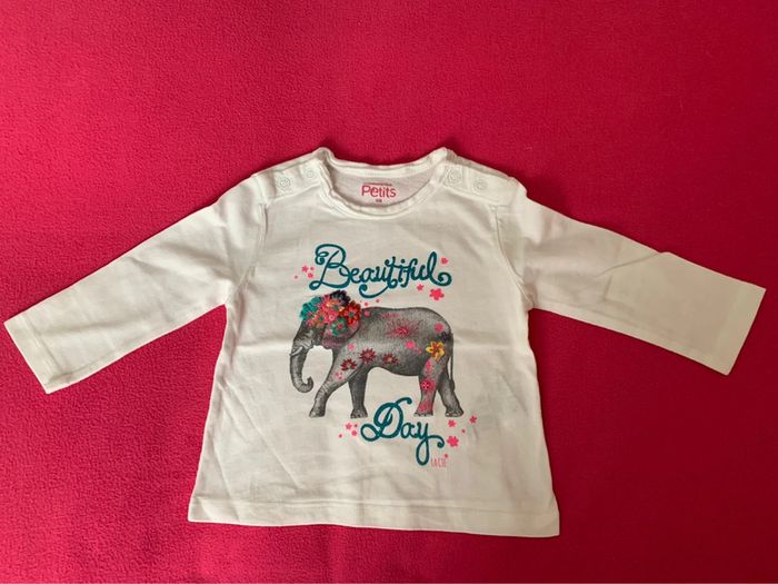 Blouse manches longues LCDP 6 mois - 68cm