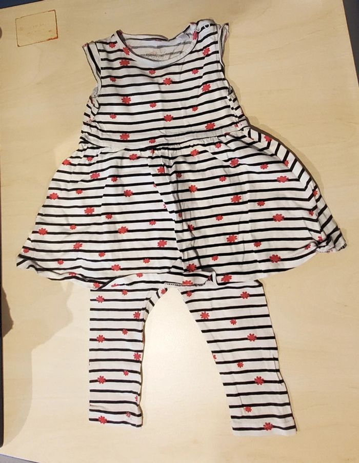 Ensemble fille 6 mois