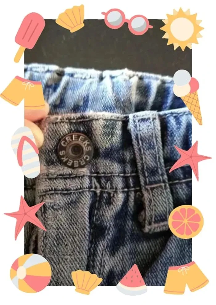 Short bermuda en jeans garçon 3 ans - photo numéro 3