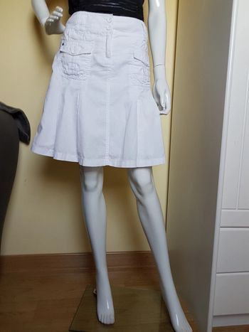 Jupe blanche doublée Esprit taille 40