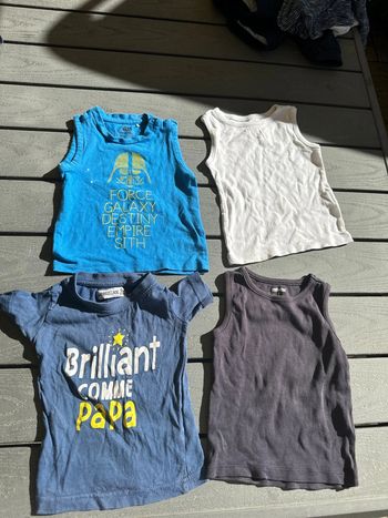 Lot t-shirts été
