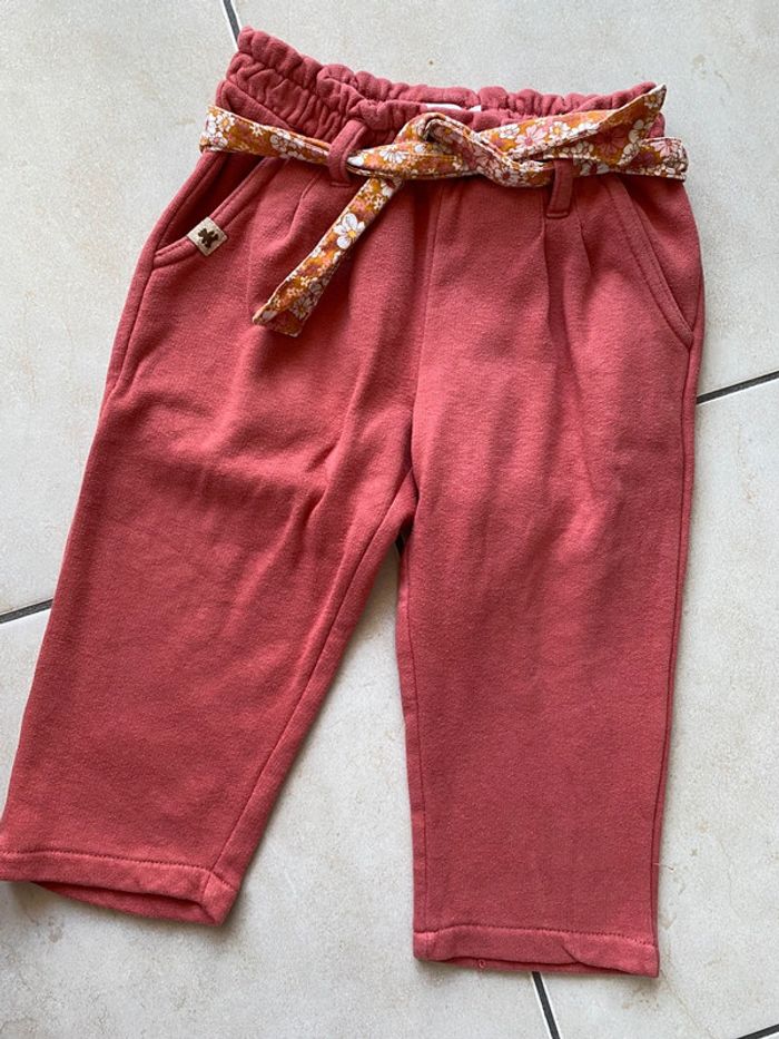 Pantalon molletonné Lulu Castagnette 24 mois - photo numéro 4