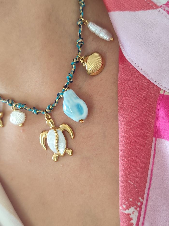 Collier tortue de mer 🌊 - photo numéro 3