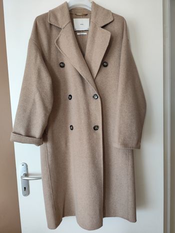 Manteau laine oversize mango taille m