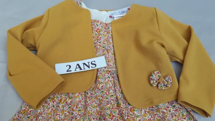 Ensemble robe et cardigan 2 ans - photo numéro 2