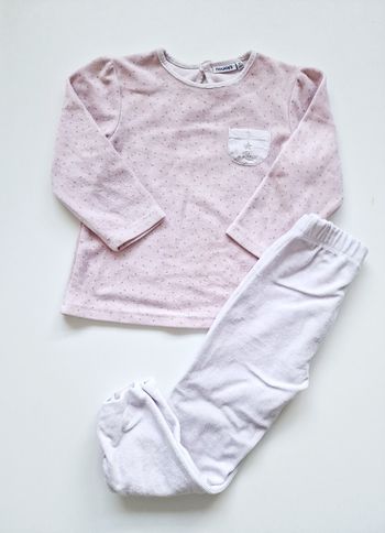 Noukie's - Pyjama deux pièces, velours, manches longues + pantalon (3 ans)