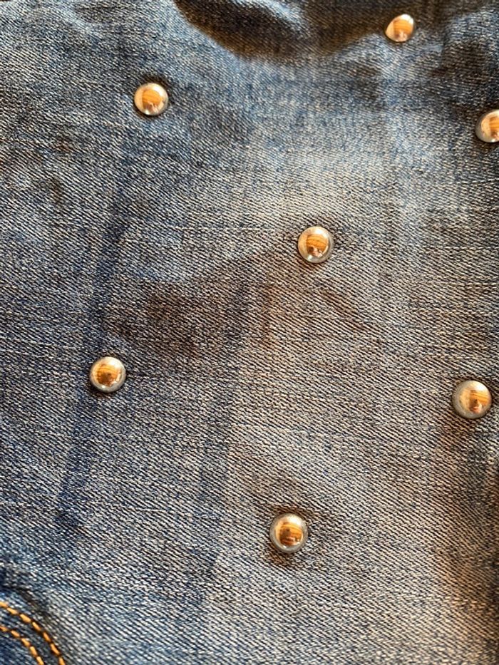 Short en jean clouté - photo numéro 3