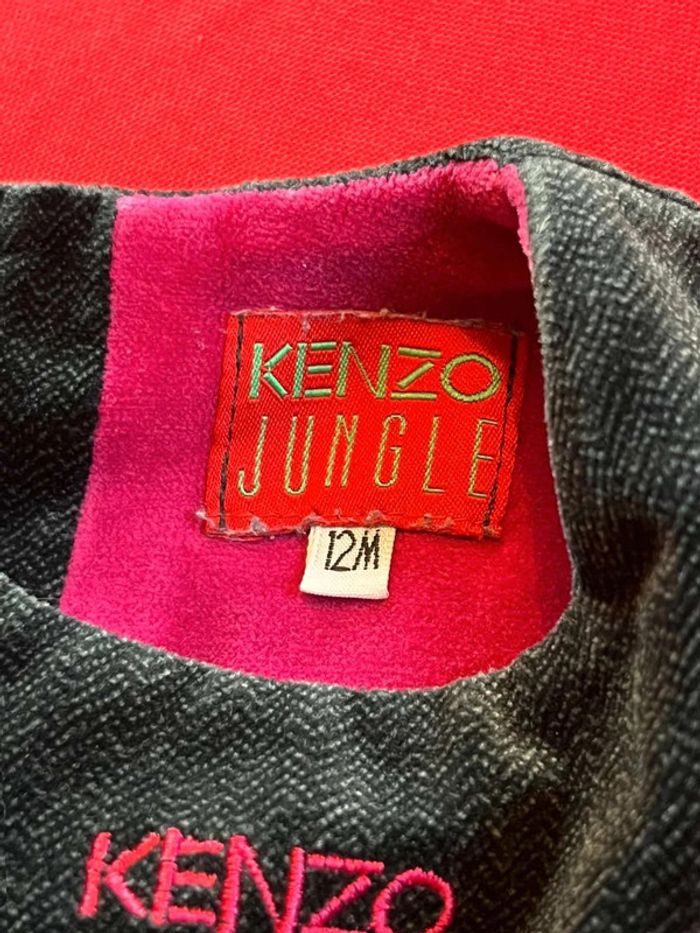 Robe bébé fille Kenzo Jungle 12 mois velours - photo numéro 6