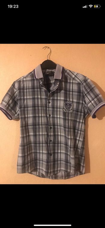 Chemise homme manches courtes