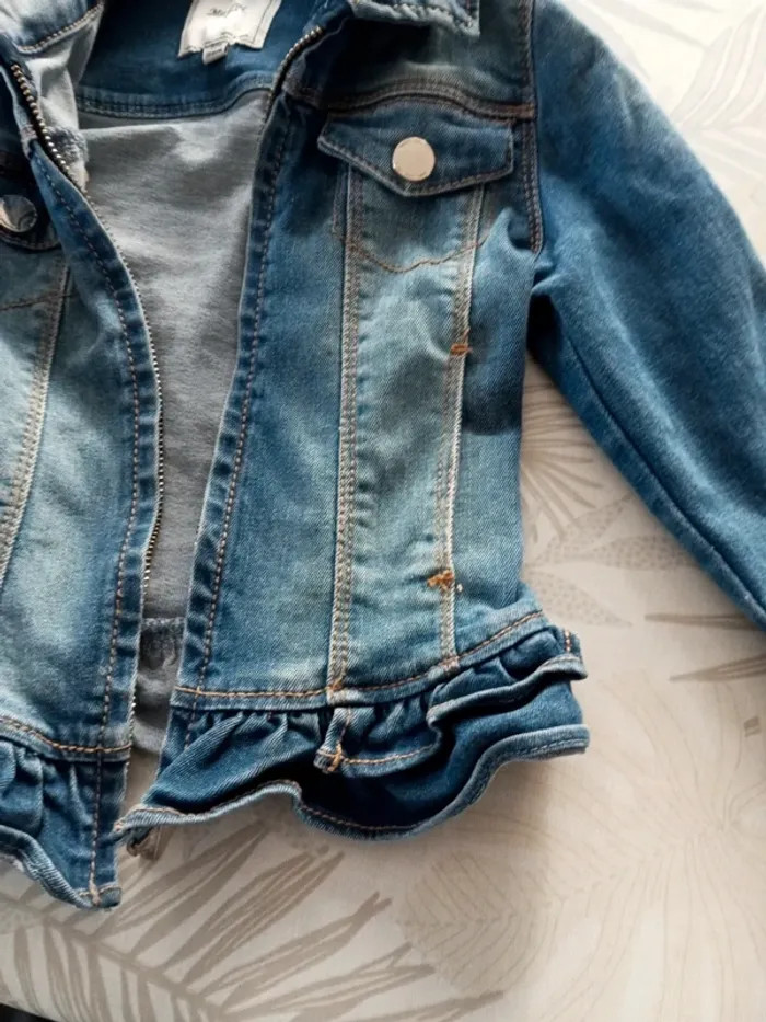 Veste en jean fille - photo numéro 5