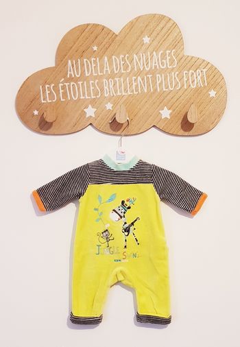 🦓 Combinaison en velours - Vert anis - Orchestra - Naissance 🦓