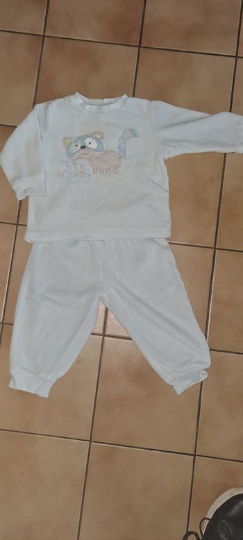 Pyjama en velours 2 pièces