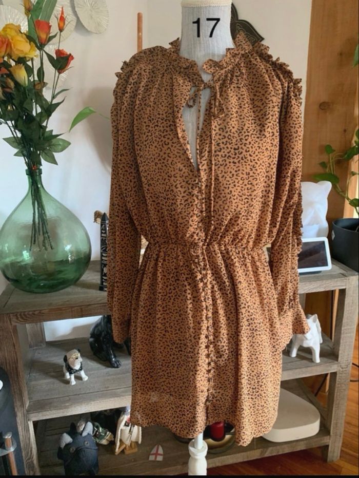 Robe imprimé léopard Golden Live – Taille M – Neuve avec étiquette - photo numéro 2