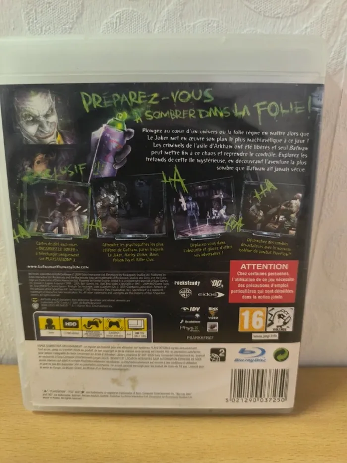 Batman Arkham Asylum - PS3 - photo numéro 2