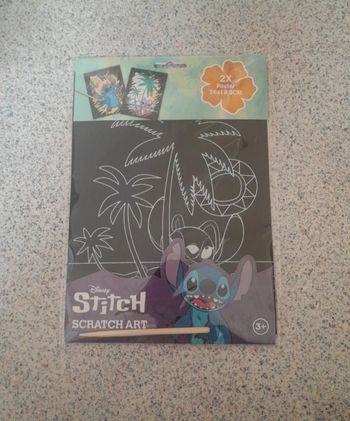 Carte à gratter stitch