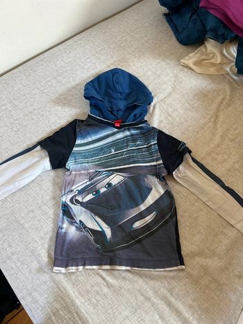 Sweat à capuche fin T 3/4 ans