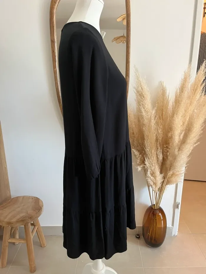Robe noire fluide Monoprix - photo numéro 3