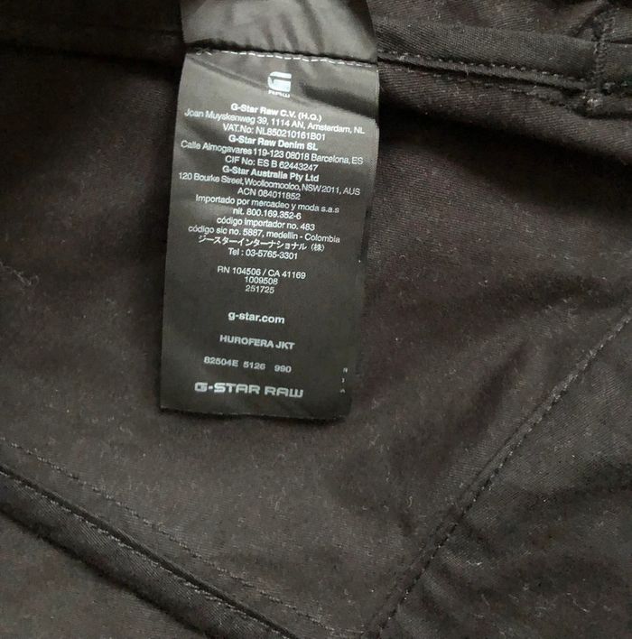 Veste g star neuve - photo numéro 6