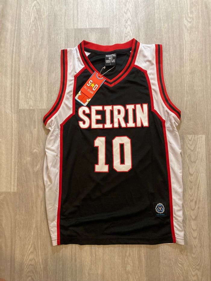 Maillot kuroko no basket équipe de seirin kagami numéro 10 - photo numéro 8