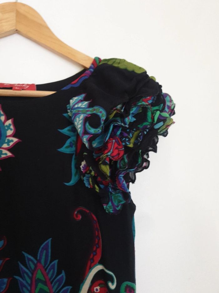 Robe élégante manches frou frou - photo numéro 3