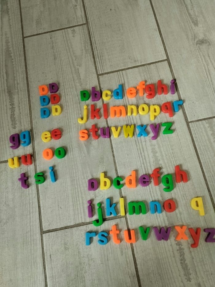 Lot de chiffres et lettres aimantés 💜 - photo numéro 3