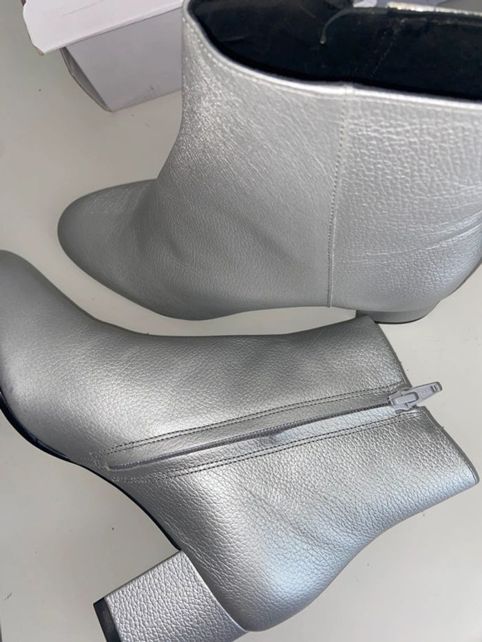 🌼Bottines argentées Karl Marc John🌼 - photo numéro 5