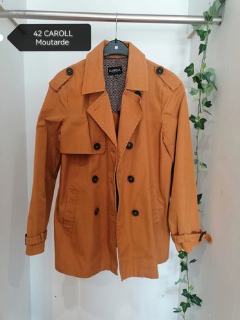 Trench moutarde 42 Caroll