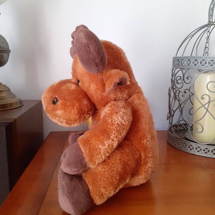 Peluche-doudou Renne / Élan *26 cm - photo numéro 3