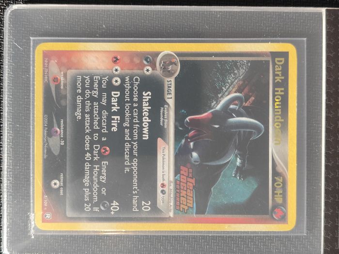 Carte Pokémon Dark Houndoom holo Ex Team Rocket Return STAMP