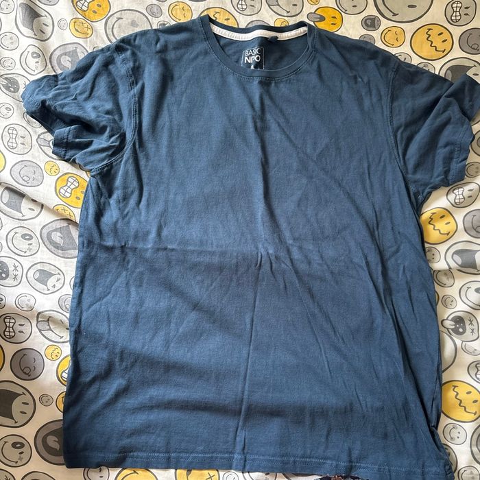 T-shirt basique bleu