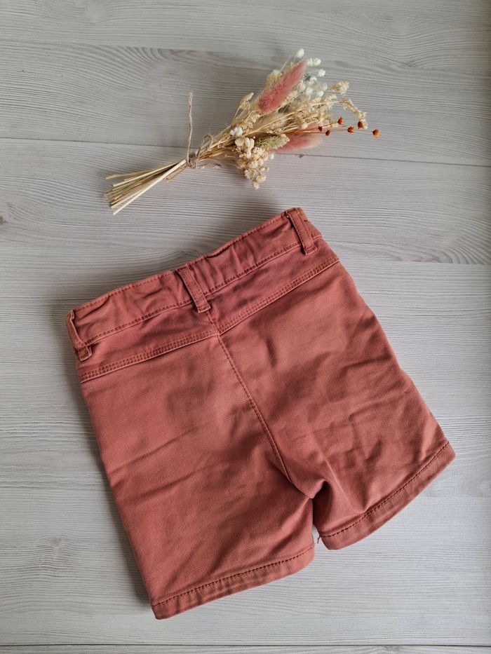 Short jean garçon terracotta Tape à l’œil  23 mois neuf - photo numéro 4